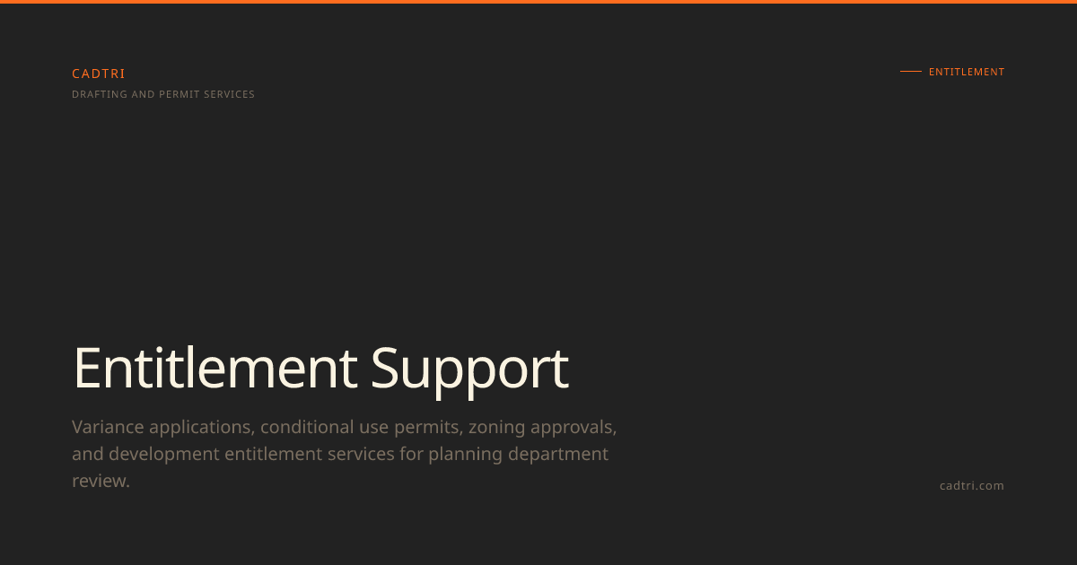 Entitlement Support Services | Development & Zoning Approval